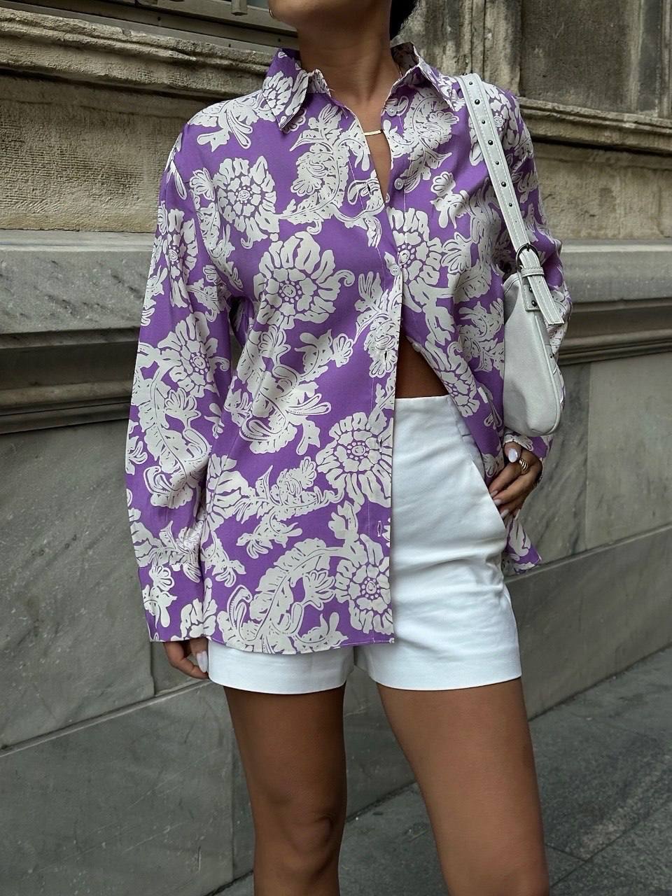 SB2362 i - Floral Patterned Shirt