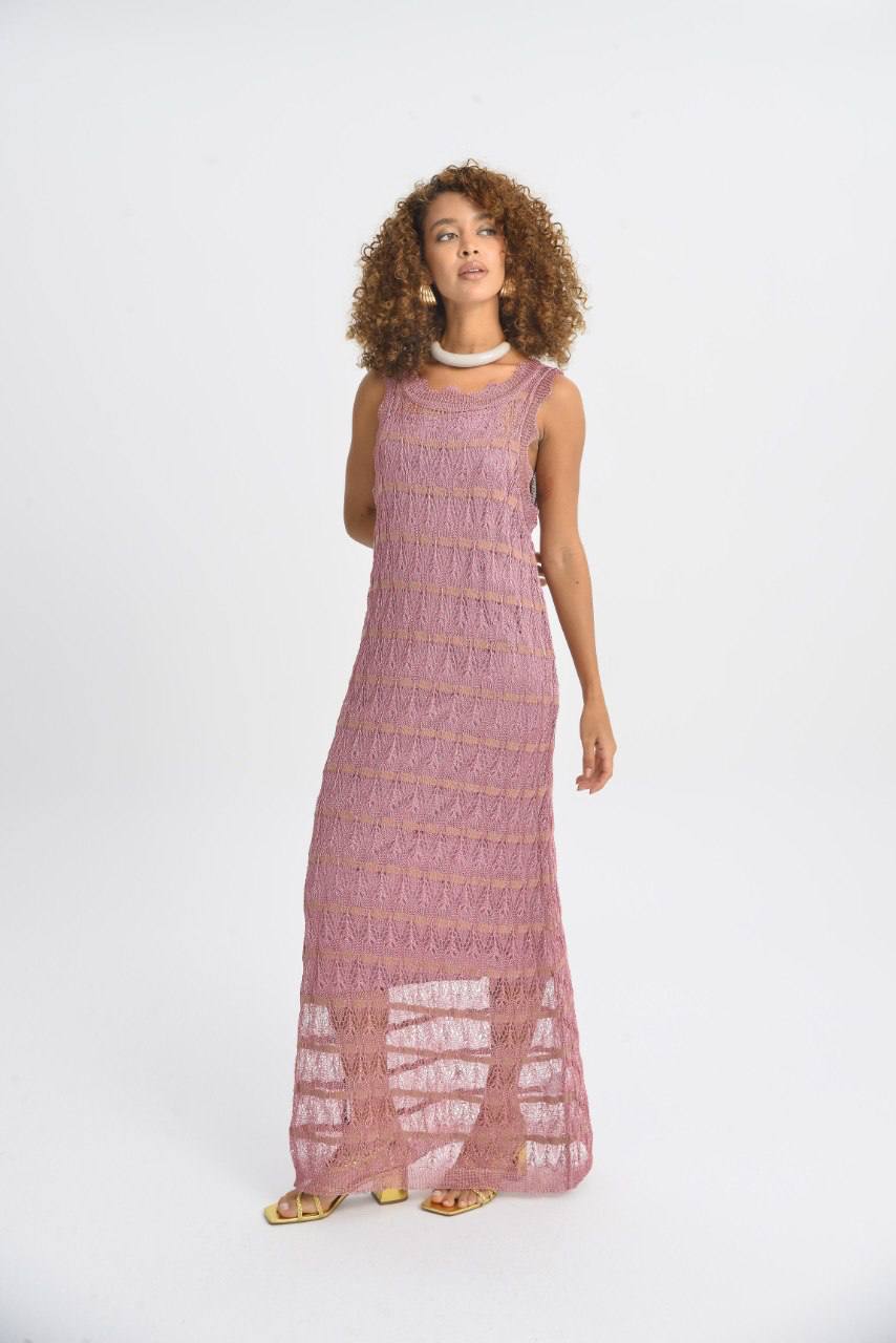 SB2370 - Metalic Thread lined Dress