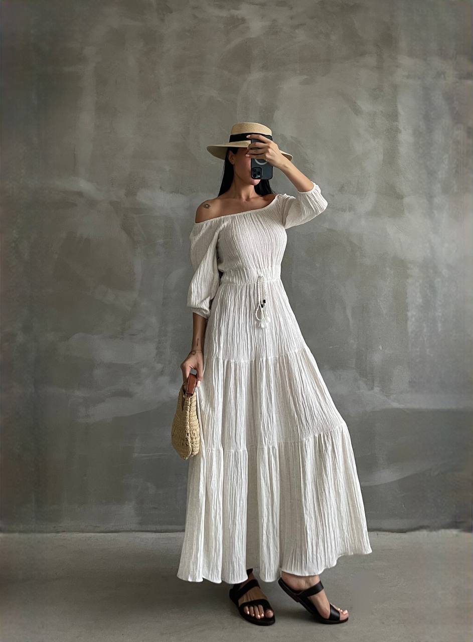 MS2401 - Linen Long Dress